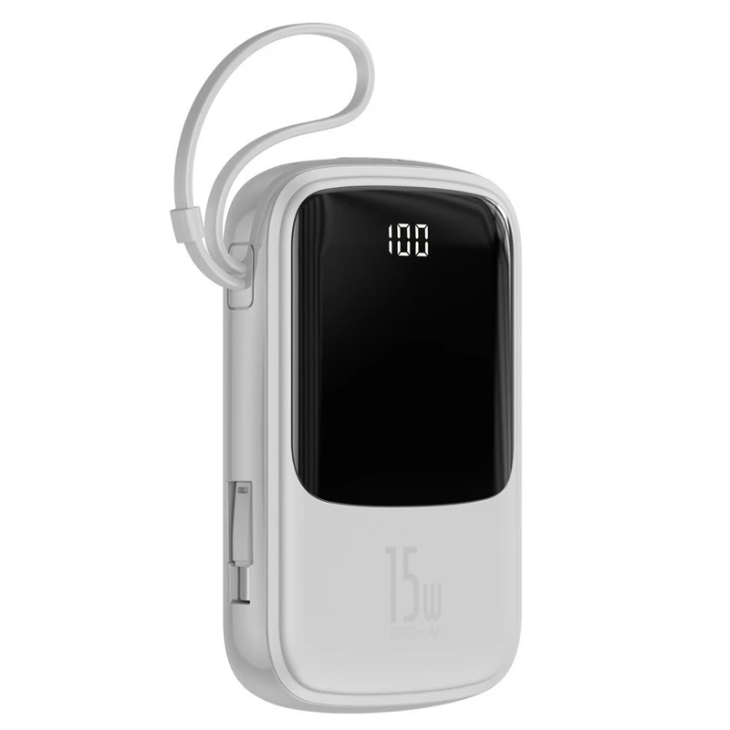 پاور بانک 10000 باسئوس Baseus PPQD-A Qpow 15W + کابل Type-C