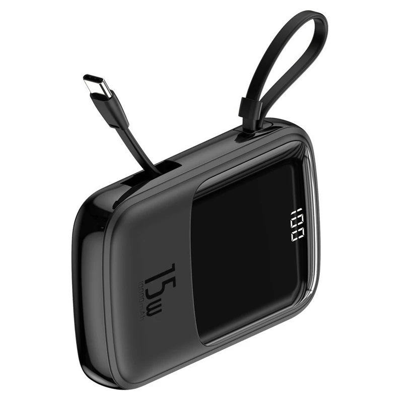 پاور بانک 10000 باسئوس Baseus PPQD-A Qpow 15W + کابل Type-C