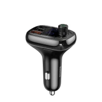 شارژر فندکی + FM Player بلوتوثی Baseus T-Typed QC4 CCTM-B01