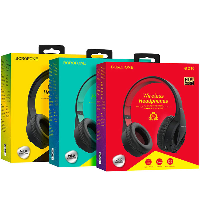 هدفون بلوتوثی رم خور Borofone BO10 (گارانتی 12 ماهه)