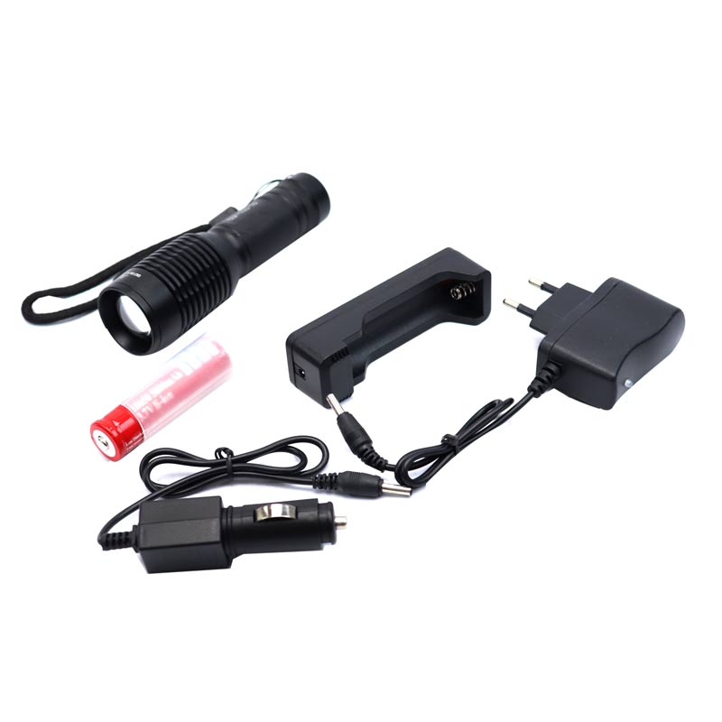 چراغ قوه پلیسی شارژی 2 حالته CCP-T03-T6