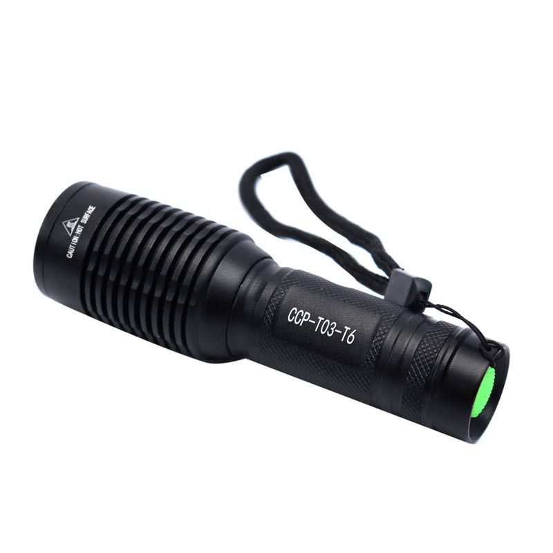 چراغ قوه پلیسی شارژی 2 حالته CCP-T03-T6