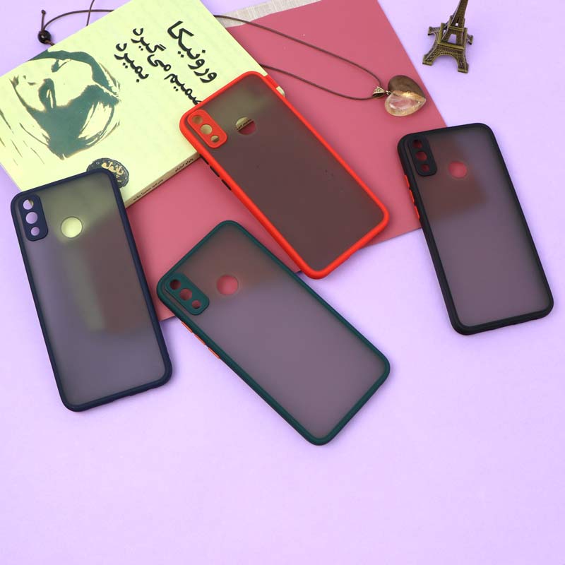 قاب PC مات محافظ لنز دار Huawei Y8s