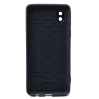 قاب ژله ای سامسونگ Galaxy A01 Core شطرنجی محافظ لنزدار مشکی