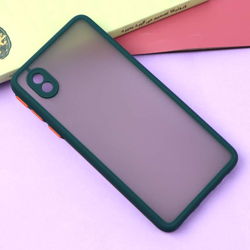 قاب PC مات محافظ لنز دار Samsung A01 Core