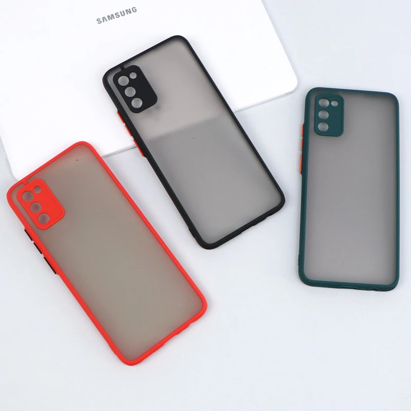قاب PC مات محافظ لنز دار Samsung A02s