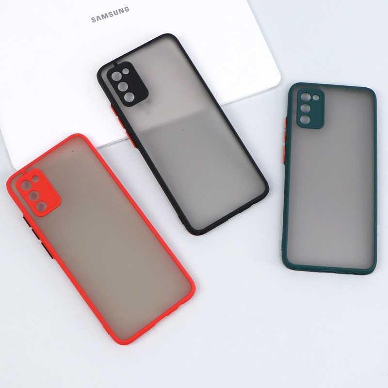 قاب PC مات محافظ لنز دار Samsung A02s