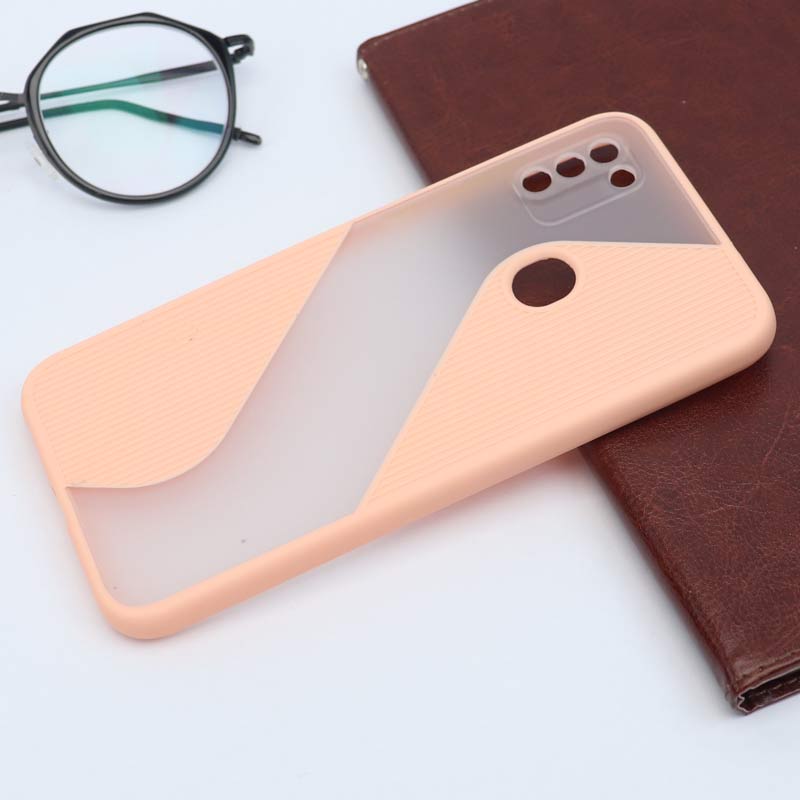 قاب PC سامسونگ Galaxy A11 / M11 طرح S پشت مات محافظ لنزدار