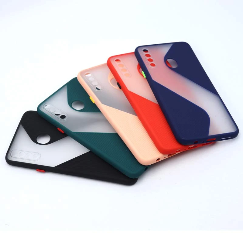 قاب PC سامسونگ Galaxy A20s طرح S پشت مات محافظ لنزدار