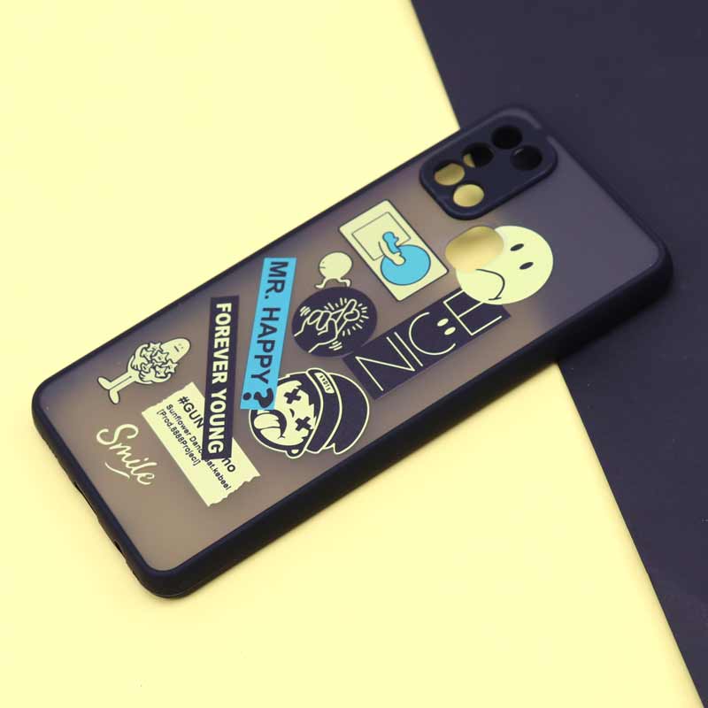 قاب PC مات طرحدار Samsung A21s کد4