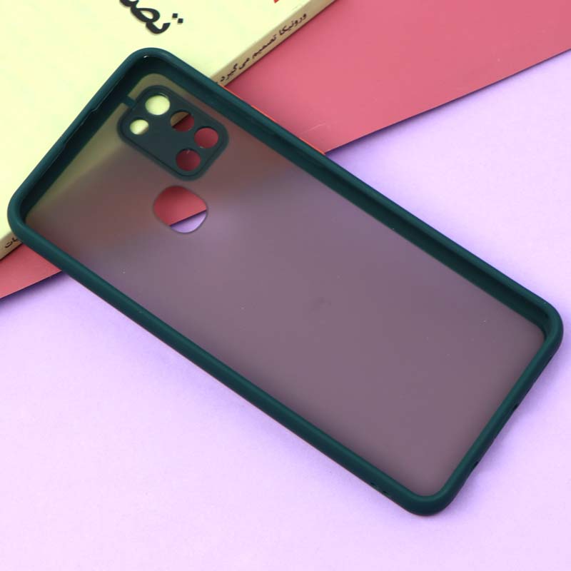 قاب PC مات محافظ لنز دار Samsung A21s