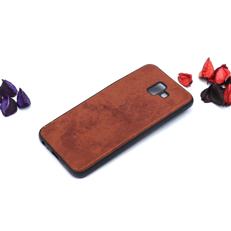 قاب چرمی سامسونگ Galaxy J6 Plus طرح گوزن