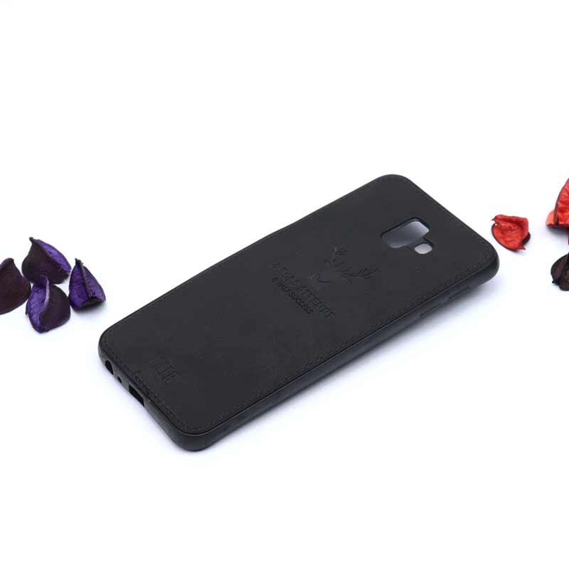 قاب چرمی طرح گوزن Samsung J6 Plus