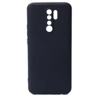 قاب ژله ای شطرنجی محافظ لنز دار Xiaomi Redmi 9 مشکی