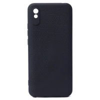 قاب ژله ای شطرنجی محافظ لنز دار Xiaomi Redmi 9A مشکی
