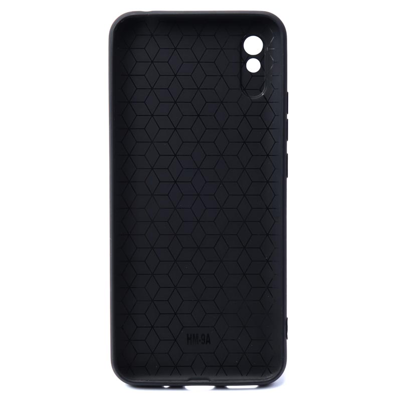 قاب ژله ای شطرنجی محافظ لنز دار Xiaomi Redmi 9A مشکی