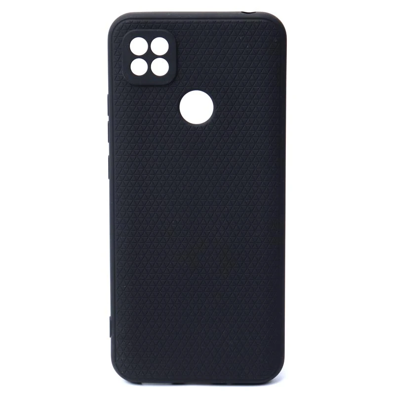 قاب ژله ای شیائومی Redmi 9C شطرنجی محافظ لنزدار مشکی