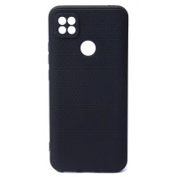 قاب ژله ای شطرنجی محافظ لنز دار Xiaomi Redmi 9C مشکی