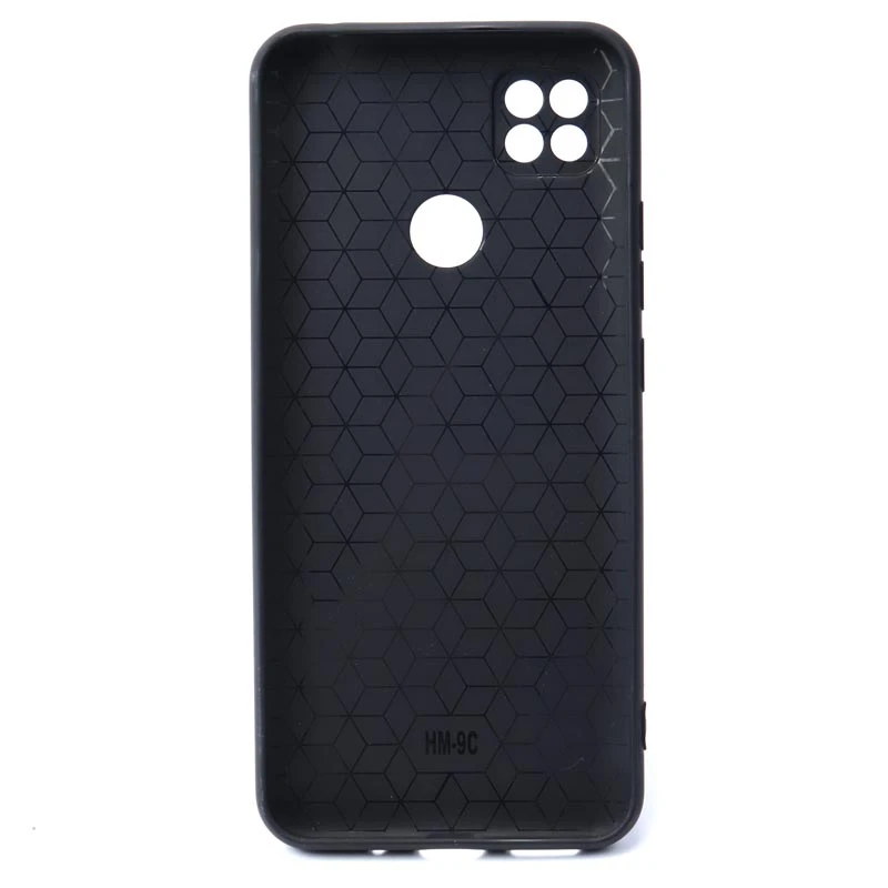قاب ژله ای شیائومی Redmi 9C شطرنجی محافظ لنزدار مشکی