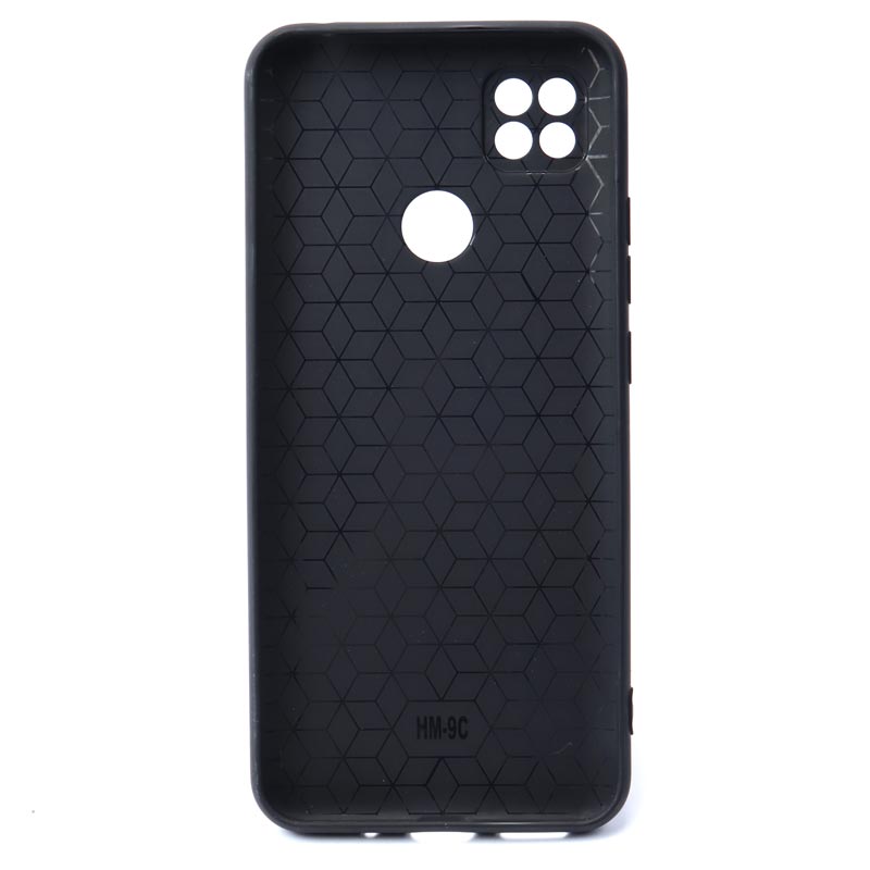 قاب ژله ای شطرنجی محافظ لنز دار Xiaomi Redmi 9C مشکی