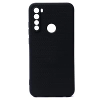 قاب ژله ای شطرنجی محافظ لنز دار Xiaomi Redmi Note 8 مشکی