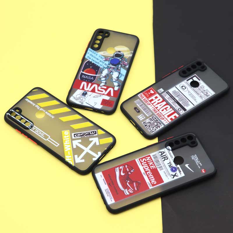 قاب PC مات طرحدار Xiaomi Redmi Note 8 کد9
