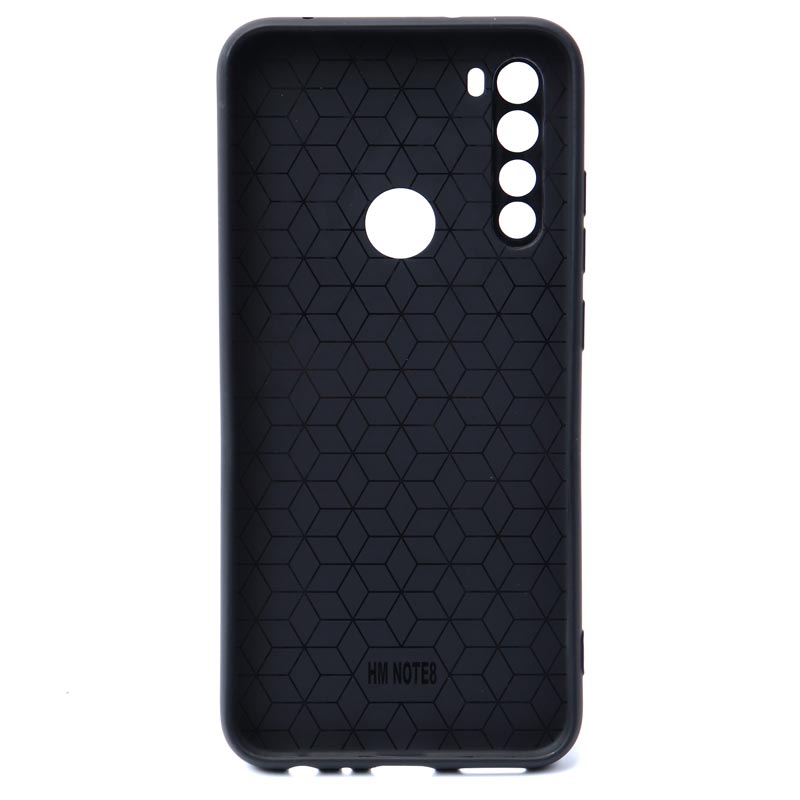 قاب ژله ای شطرنجی محافظ لنز دار Xiaomi Redmi Note 8 مشکی
