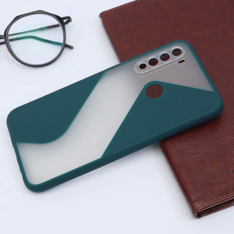 قاب PC شیائومی Redmi Note 8 طرح S پشت مات محافظ لنزدار