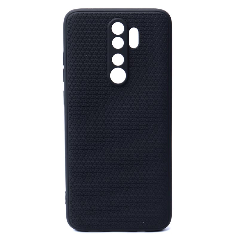 قاب ژله ای شطرنجی محافظ لنز دار Xiaomi Redmi Note 8 Pro مشکی
