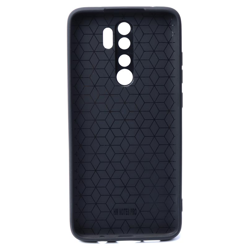 قاب ژله ای شطرنجی محافظ لنز دار Xiaomi Redmi Note 8 Pro مشکی