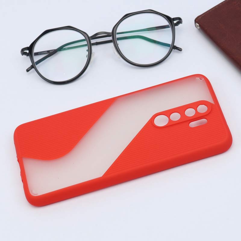 قاب PC شیائومی Redmi Note 8 Pro طرح S پشت مات محافظ لنزدار