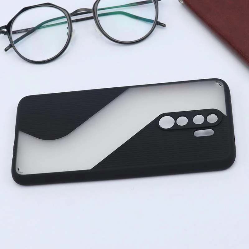 قاب PC شیائومی Redmi Note 8 Pro طرح S پشت مات محافظ لنزدار