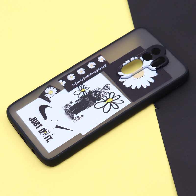 قاب PC مات طرحدار Xiaomi Redmi Note 8 Pro کد3