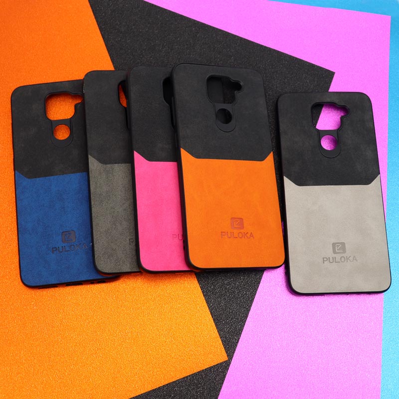 قاب چرمی دوتیکه PULOKA شیائومی Redmi Note 9