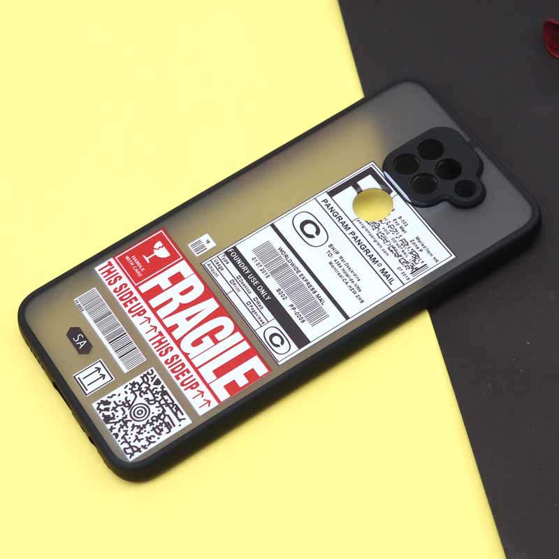 قاب PC مات طرحدار Xiaomi Redmi Note 9 کد10