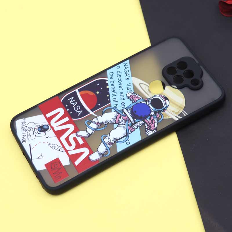 قاب PC مات طرحدار Xiaomi Redmi Note 9 کد8