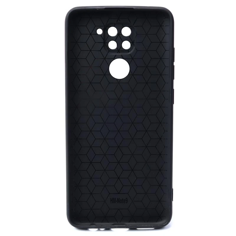 قاب ژله ای شیائومی Redmi Note 9 شطرنجی محافظ لنزدار مشکی