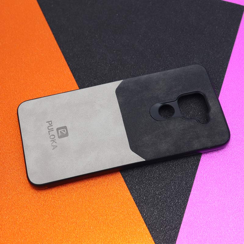 قاب چرمی دوتیکه PULOKA شیائومی Redmi Note 9