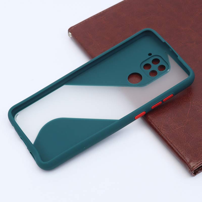 قاب PC مات طرح S محافظ لنز دار Xiaomi Redmi Note 9