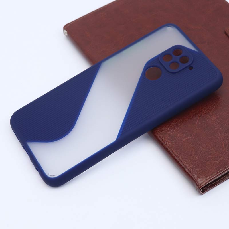 قاب PC شیائومی Redmi Note 9 طرح S پشت مات محافظ لنزدار