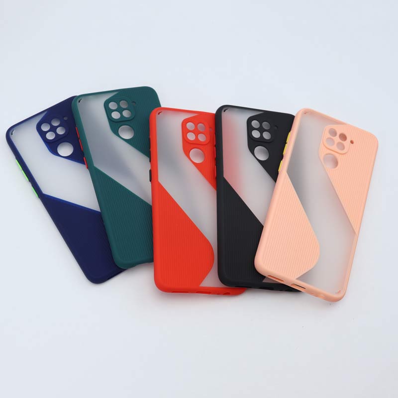 قاب PC مات طرح S محافظ لنز دار Xiaomi Redmi Note 9