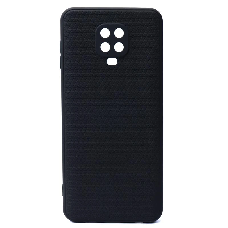 قاب ژله ای شیائومی Redmi Note 9 Pro شطرنجی محافظ لنزدار مشکی