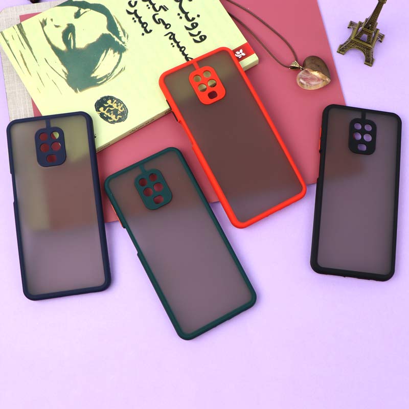 قاب PC مات محافظ لنز دار Xiaomi Redmi Note 9s / Note 9 Pro