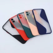 قاب PC آیفون iPhone 11 طرح S پشت مات محافظ لنزدار