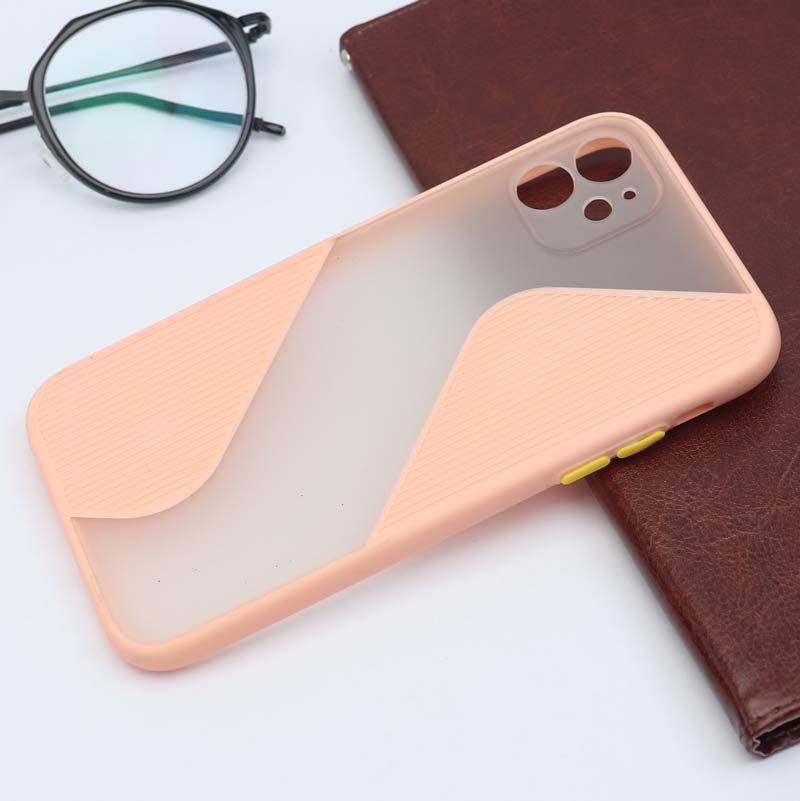 قاب PC آیفون iPhone 11 طرح S پشت مات محافظ لنزدار