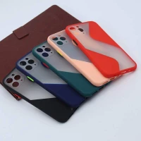 قاب PC آیفون iPhone 11 Pro طرح S پشت مات محافظ لنزدار