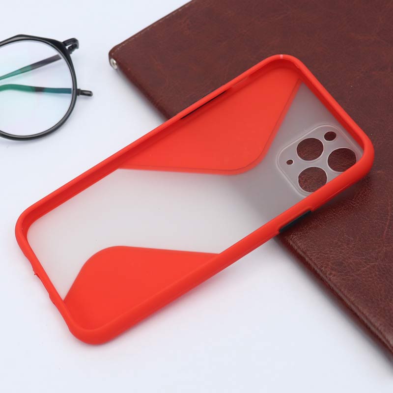 قاب PC آیفون iPhone 11 Pro طرح S پشت مات محافظ لنزدار