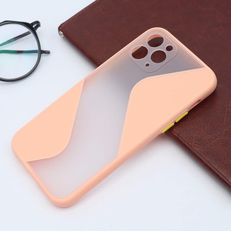 قاب PC آیفون iPhone 11 Pro طرح S پشت مات محافظ لنزدار