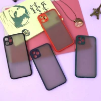 قاب PC مات محافظ لنز دار iPhone 11 Pro Max