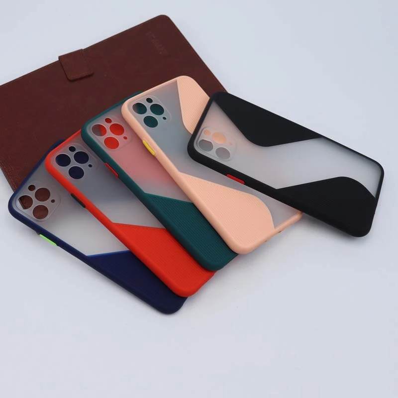 قاب PC آیفون iPhone 11 Pro Max طرح S پشت مات محافظ لنزدار